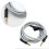 2 m/6,6 ft Silber Gaming-Kabel Volume A10 A40 A30 3