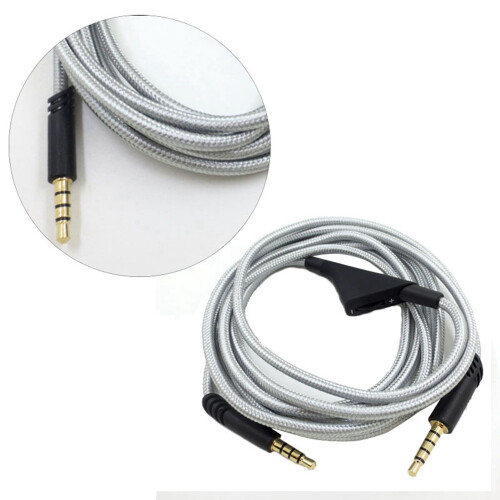 2 m/6,6 ft Silber Gaming-Kabel Volume A10 A40 A30 2