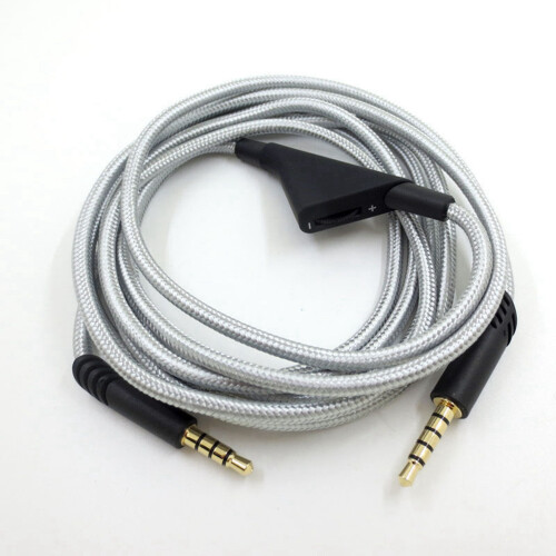 2 m/6,6 ft Silber Gaming-Kabel Volume A10 A40 A30 1