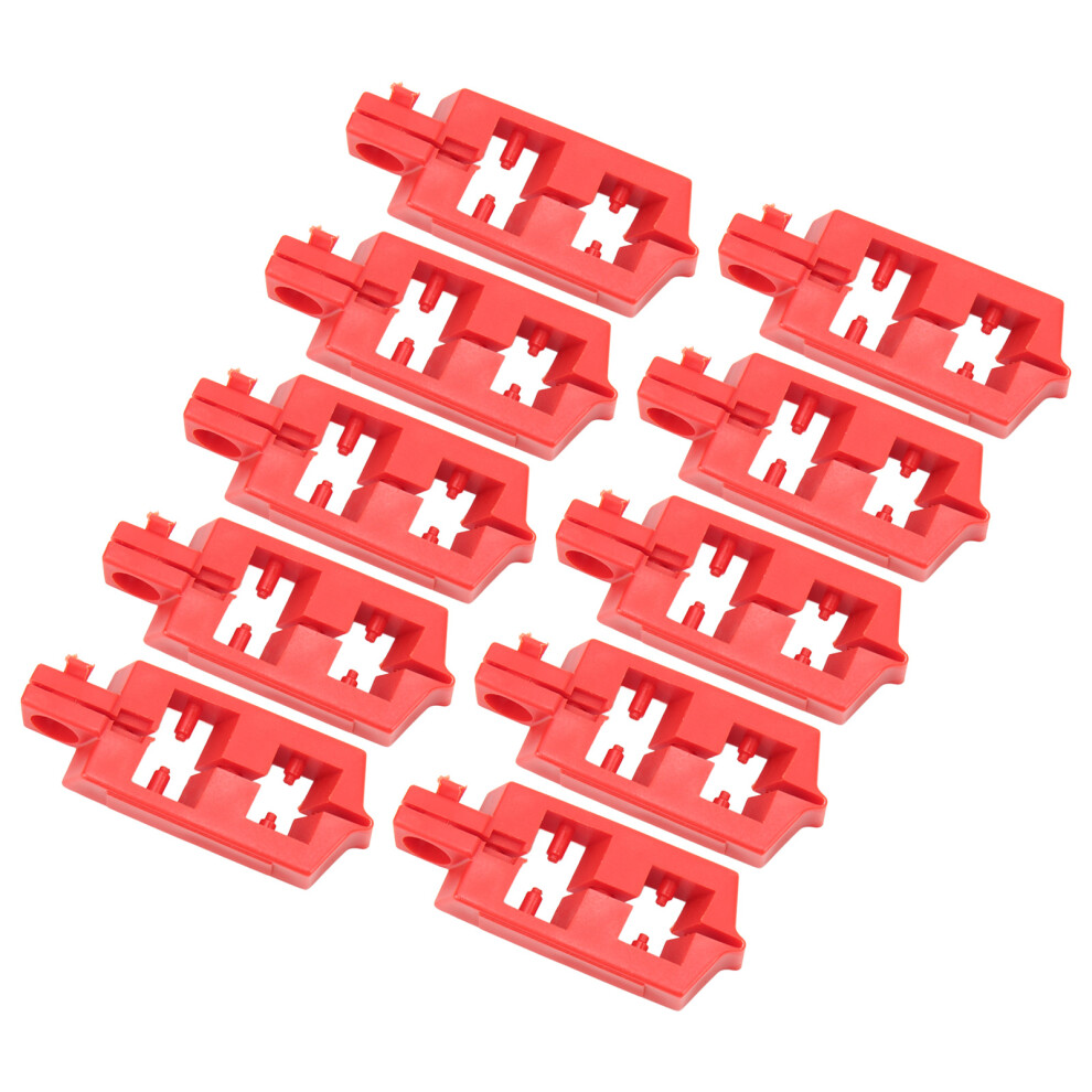 10-Pack Circuit Breaker Lockout Lock Nylon Pa Energy Isolation Safety Device 8031353763375