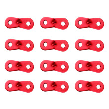 12 Windseil Schnappverschluss Aluminium Seil