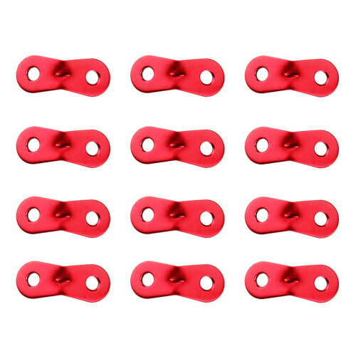 12 Windseil Schnappverschluss Aluminium Seil