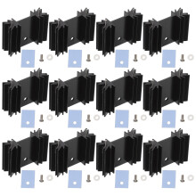 1Set Heat Sink Van Aluminium Metaal Voor Transistor Koeling