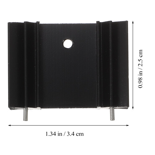 1Set Heat Sink Van Aluminium Metaal Voor Transistor Koeling 1