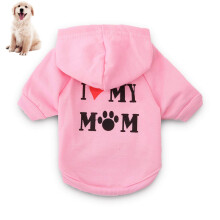 I Love My Mom Dog Hoodie Puppy Sweatshirt