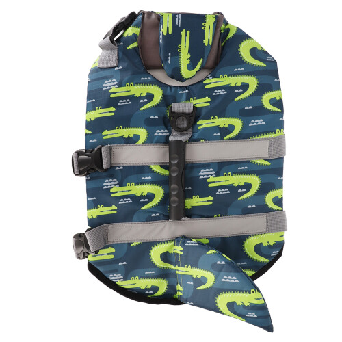 (S) Dog Life Jacket with Handle Adjustable Floatation Reflective S