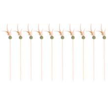 10pcs Cat Teeth Cleaning Wand Toy with Catnip Ball