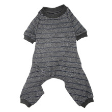 (XL) Striped Dog Pajamas Cute Summer Thin Soft 4 Legs Puppy Jumpsuit XS