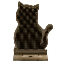 (Pink Colorful Package) Cat Self Groomer PE Face Massager with Catnip