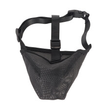 (M) Dog Muzzle Breathable Adjustable Mesh Covered Muzzle XL
