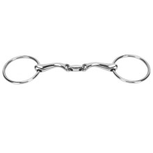 O Ring Horse Bit Flexible Polished Stainless Steel Mouth Racing