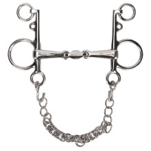 Stainless Steel Horse Pelham Bit Jointed Mouth Gnaw Resistant Control
