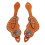 Spur Strap Artificial Leather Adjustable Western Buckle Brown 2