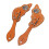Spur Strap Artificial Leather Adjustable Western Buckle Brown 4