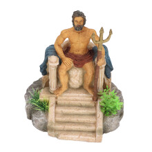 Simulation King Statue Resin Fish Tank Decoration Freshwater Saltwater