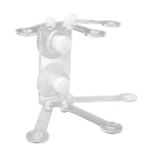 Aquarium Coral Rack 6 Claw Double Layer Propeller Clear Holder