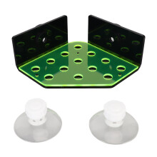Coral Frag Rack 13 Holes Double Layer Fluorescent Green Acrylic