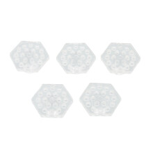 5pcs Acrylic Coral Holder Transparent Hex Safe Rack for Aquarium
