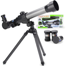 Telescopes for Kids Beginners 60mm HD Astronomy Refractor Telescope With Adjustable Tripod, 20X 30X 40X Magnification
