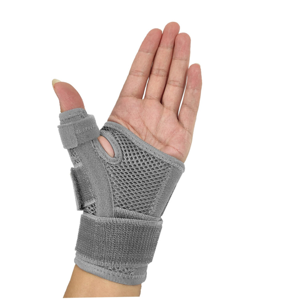 Thumb Spica Splint, Adjustable Thumb Brace, Sport Thumb Spica Splint For Men Women Hand Pain Relief, Grey