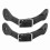 1 Pair Handmade Leather Equestrian Spur Straps (Black) 1