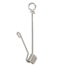 Parrots Bird Leg Buckle Stainless Steel Anklet Ring (Large)