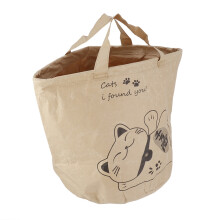 Portable High Quality Pet Cat Kraft Paper Play Bag for Outdoor