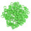 100PCS 8MM Numbered Plastic Bird Leg Bands Green 2