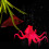 Silicone Fluorescent Octopus Aquarium Decoration (Red) 2