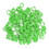 100PCS 8MM Numbered Plastic Bird Leg Bands Green 3