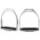 Equestrian Iron Stirrups with Black Rubber Mat 3
