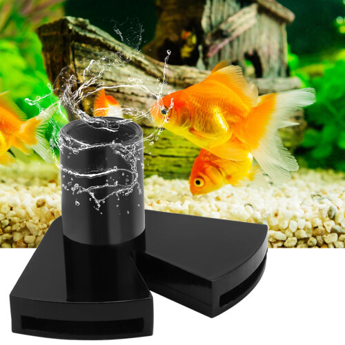 Fish Tank Double Duckbill Nozzle Rotate Flow Pipe Water Outlet Return 1