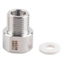 CO2 Regulator Adapter Cylinder Connector for Aquarium (G5/8 to W21.8)