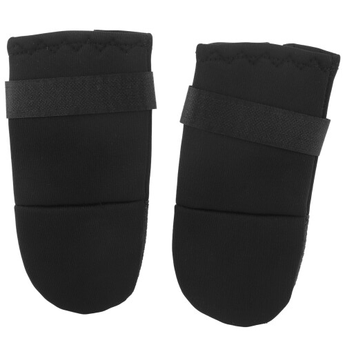 2pcs Dog Boots AntiSlip Sole Adjustable Straps M