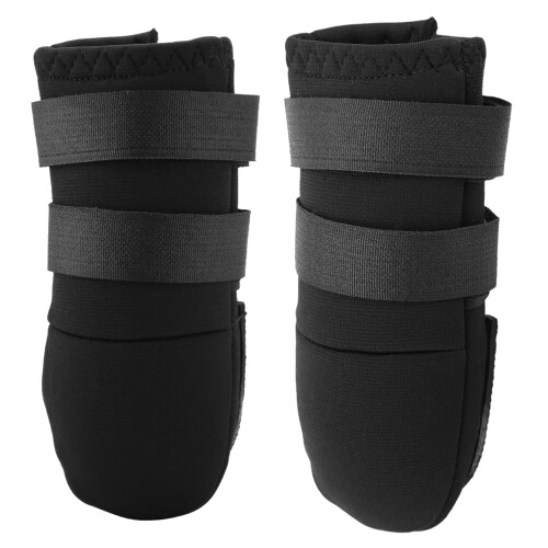 2pcs Dog Boots AntiSlip Sole Adjustable Straps Size Different 1