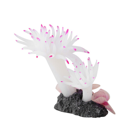 Silicone Coral Concrete Base Simulation Plant Decoration 2