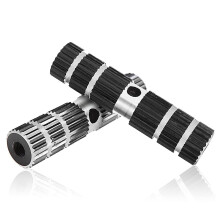 Anti Skid Bicycle Pegs 1 Pair, Black Alloy, 10cm, Foot Pedals For Bicycles, Compatible Bike Peg Tools