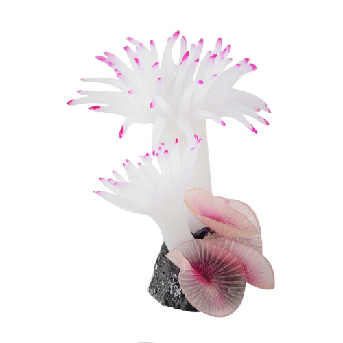 Silicone Coral Concrete Base Simulation Plant Decoration 1