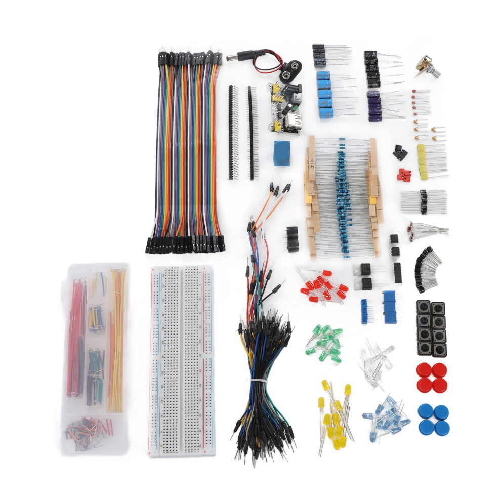 Electronics Component Assortment Kit Power Modules Resistors Capacitors 5041353765623