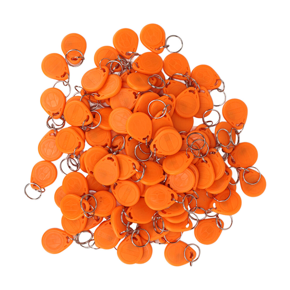 Proximity Key Fobs 125Khz Smart Id Cards - 100 Pcs Orange 3061353765784