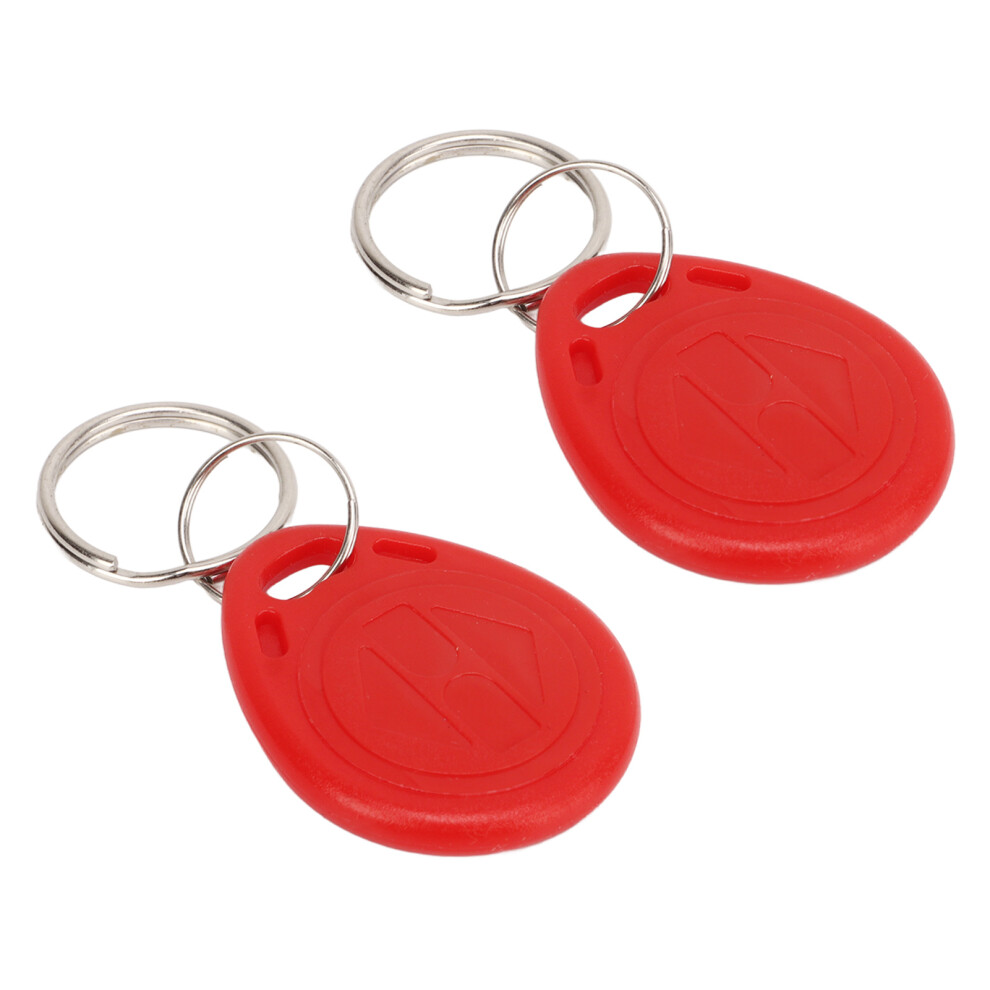 100Pcs Rfid Fob 125Khz For Door Entry - Compact & Durable Design Red 8171353765808