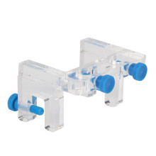 Transparent Acrylic Aquarium Hose Holder Fixed Mount Fish Tank Rack