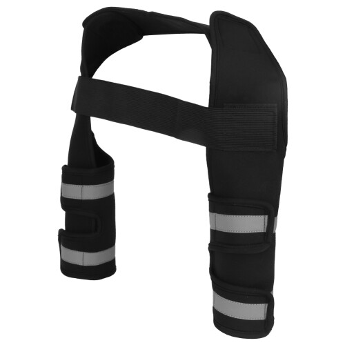 1 Pair Reflective Dog Front Leg Braces with Supporting Sleeve (L) 2