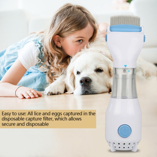 Electronic Flea Comb for Dogs Cats Safe Fleas Treatment 2