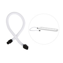 Musiker 57cm / 22,4 Zoll Flexibles Kunststoff-Melodika-Rohr mit schwarzem Mundstück