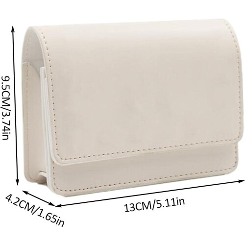 Golf Rangefinder Protection Bag Soft Inner Lining Shockproof White Pouch Waist Bag 2