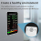 σε 1 PM2.5 PM10 HCHO TVOC CO2 Ανιχνευτής ποιότητας αέρα CO CO2 Φορμαλδεΰδης Παρακολούθηση αέρ 5