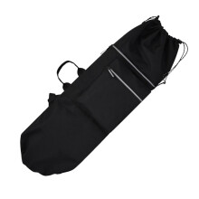 Skateboard Backpack Heavy-Duty Oxford Cloth With Waterproof Outer Layer Travel Bag Tear-Resistant With Pockets Black