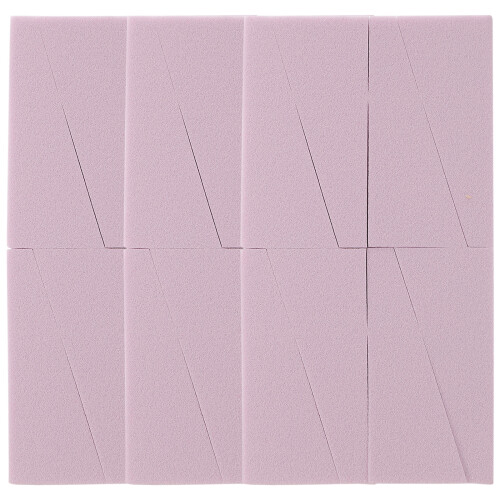 24 Stuks Paarse Multifacetted Nagelverf Sponge Pack 2