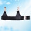 Women's Sokgarters Verstelbaar Algemeen Zwart 3